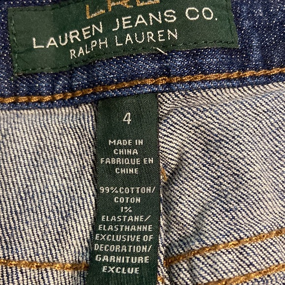 Ralph Lauren Classic Straight Jeans size 4 inseam 4” excellent condition - Picture 11 of 12